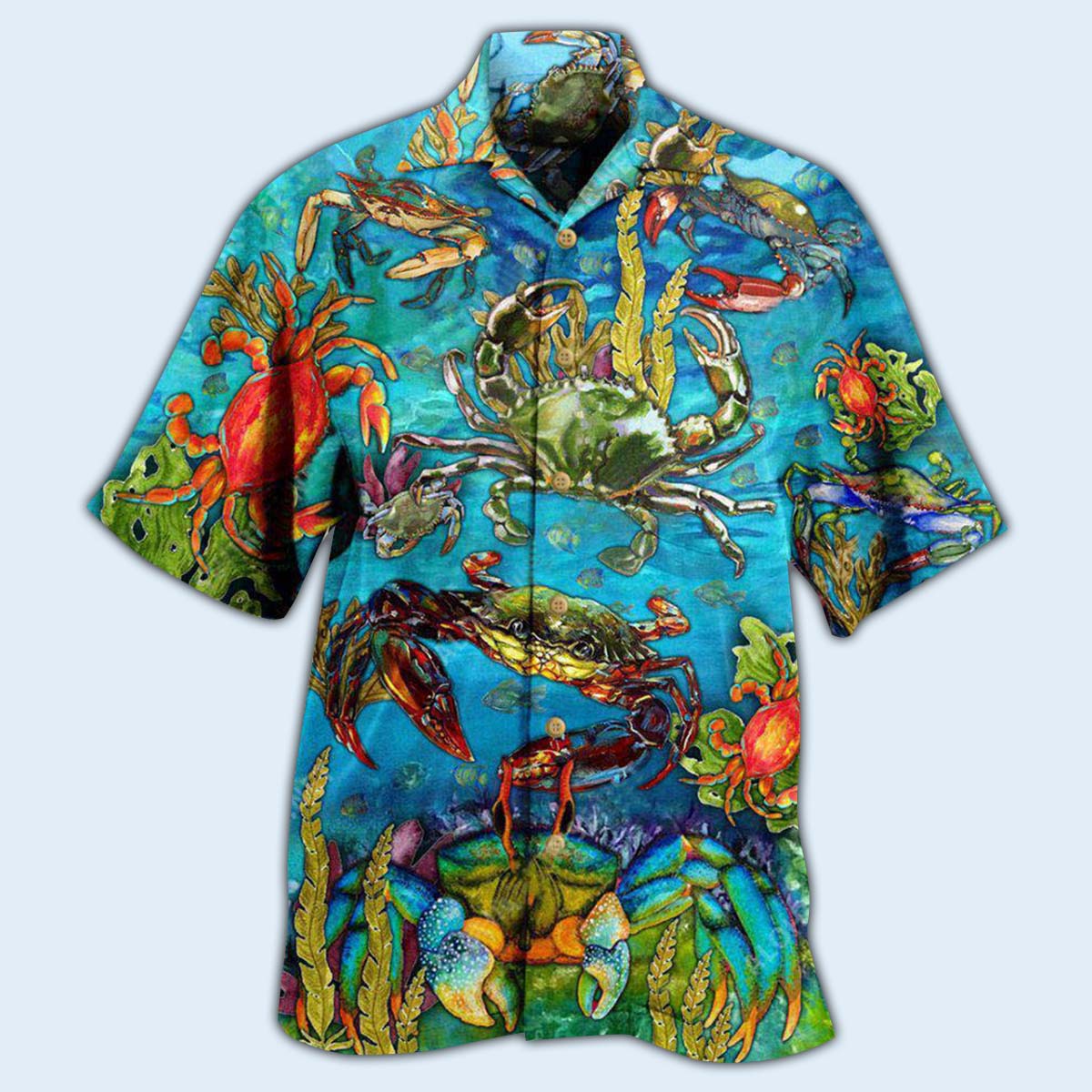 Crab Animals Life Is Better With A Crab - Hawaiian Shirt - Reefox