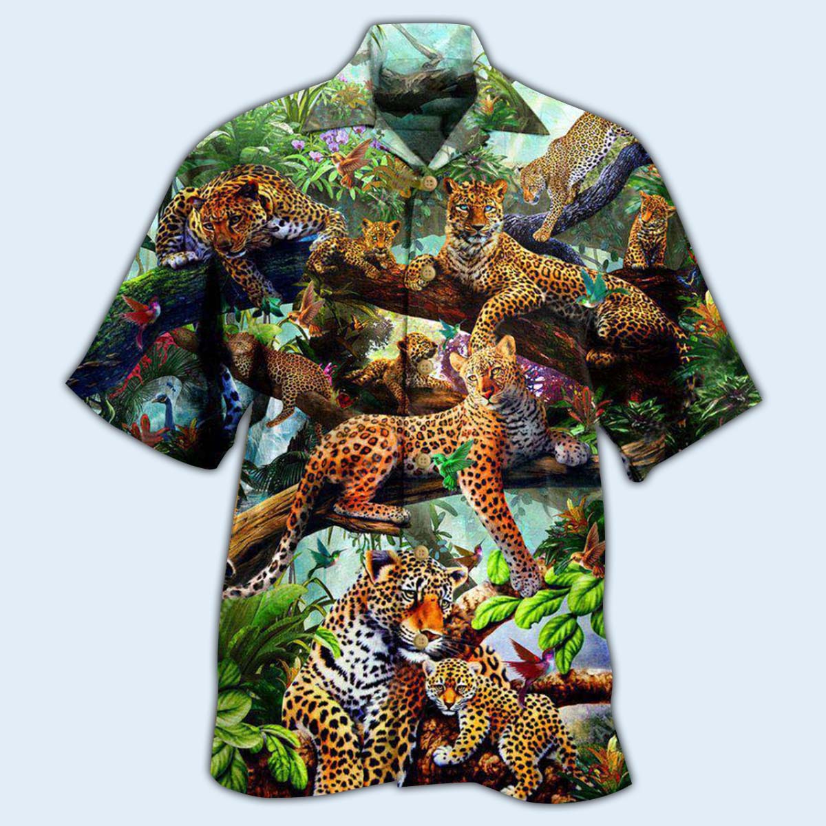 Leopard Animals Life Is Better With A Leopard In Forest - Hawaiian Shirt - Reefox