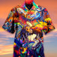 Moose Beautiful Painting Color Style - Hawaiian Shirt - Reefox