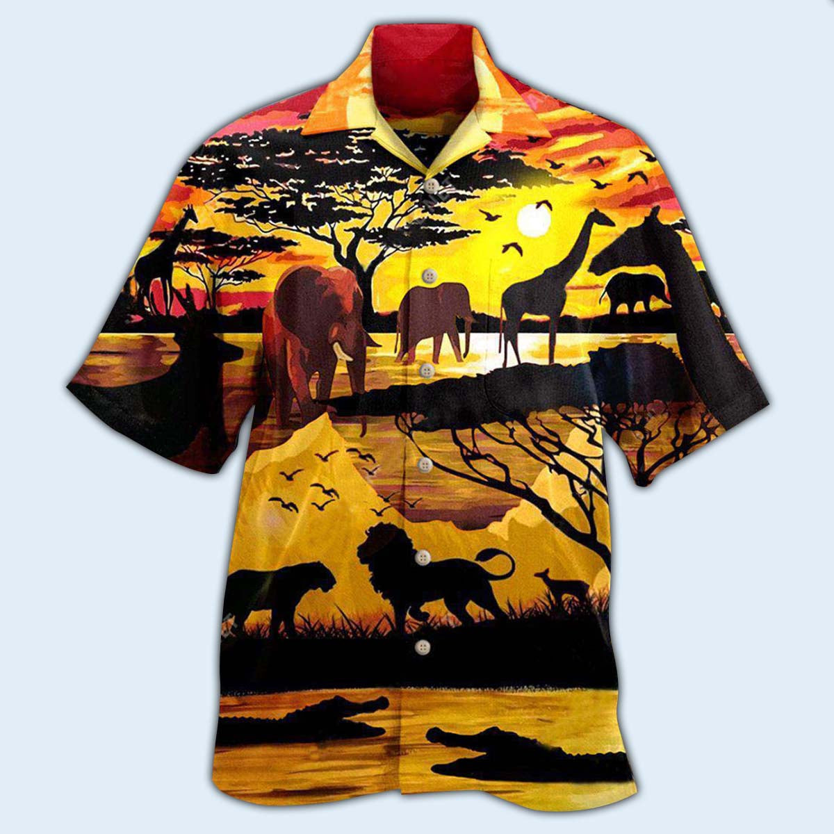 Animals Safari Where Life Begins - Hawaiian Shirt - Reefox