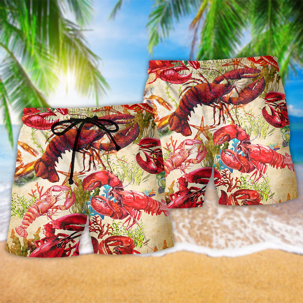 Shrimp Animals Shrimp Red - Beach Short Reefox - Owls Matrix LTD