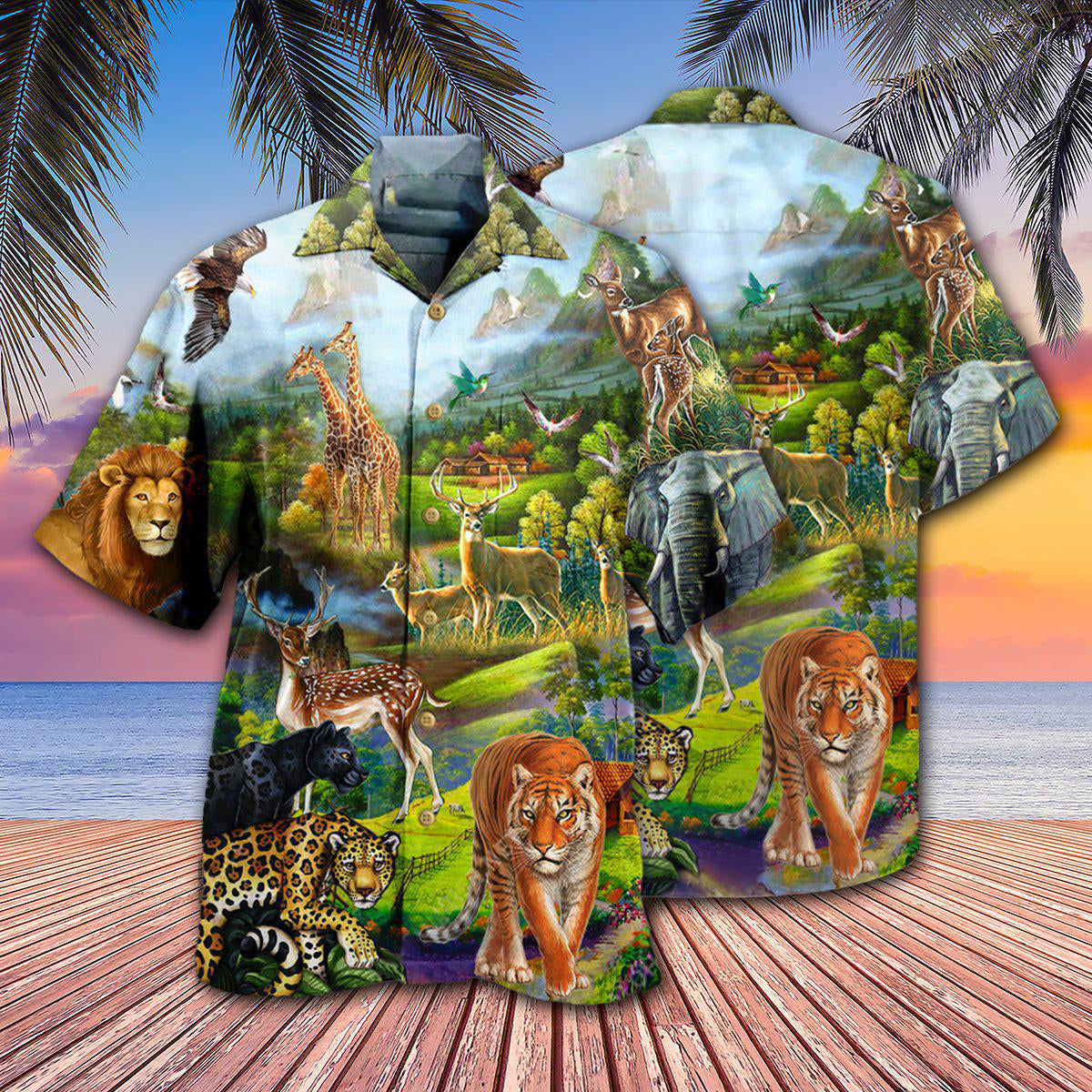 Animals World Wild Life So Good Mountain - Hawaiian Shirt - Reefox