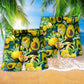 Avocado Lemon Summer Time - Beach Short Reefox - Owls Matrix LTD