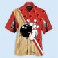 Bowling Awesome Ball Skull - Hawaiian Shirt - Reefox