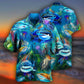 Shark Over Sea Awesome - Hawaiian Shirt - Reefox
