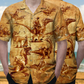 Cowboy Dinosaur Love Life Love Cool - Hawaiian Shirt - Reefox
