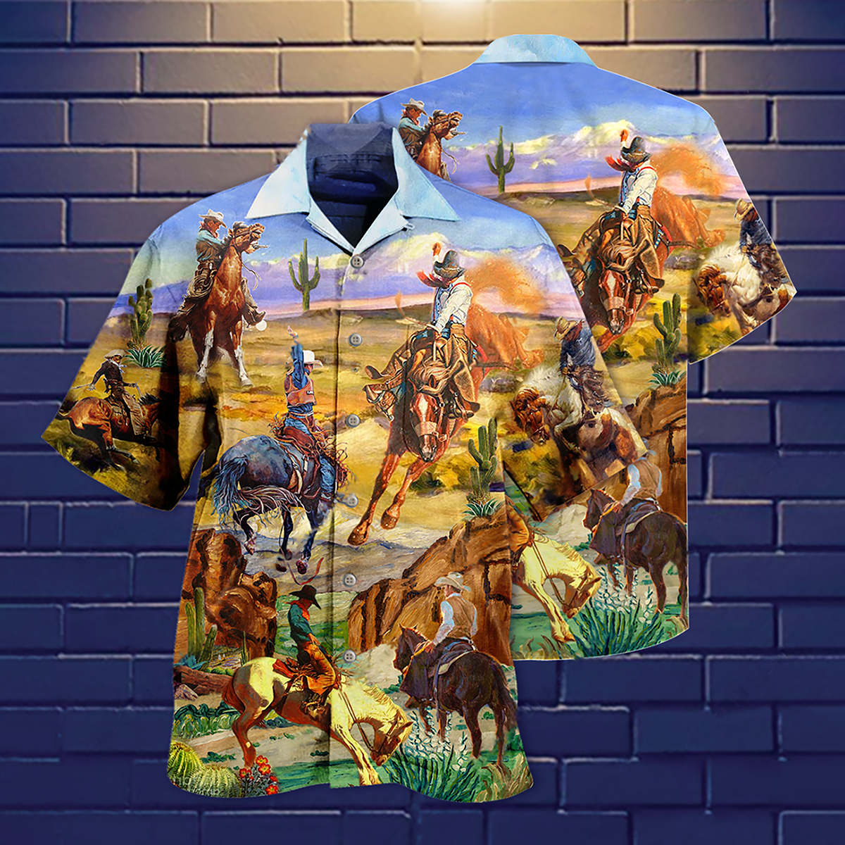 Cowboy Desert Love Life Cool - Hawaiian Shirt - Reefox