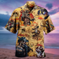 Cowboy Skull Pirates Love Life Vintage - Hawaiian Shirt - Reefox