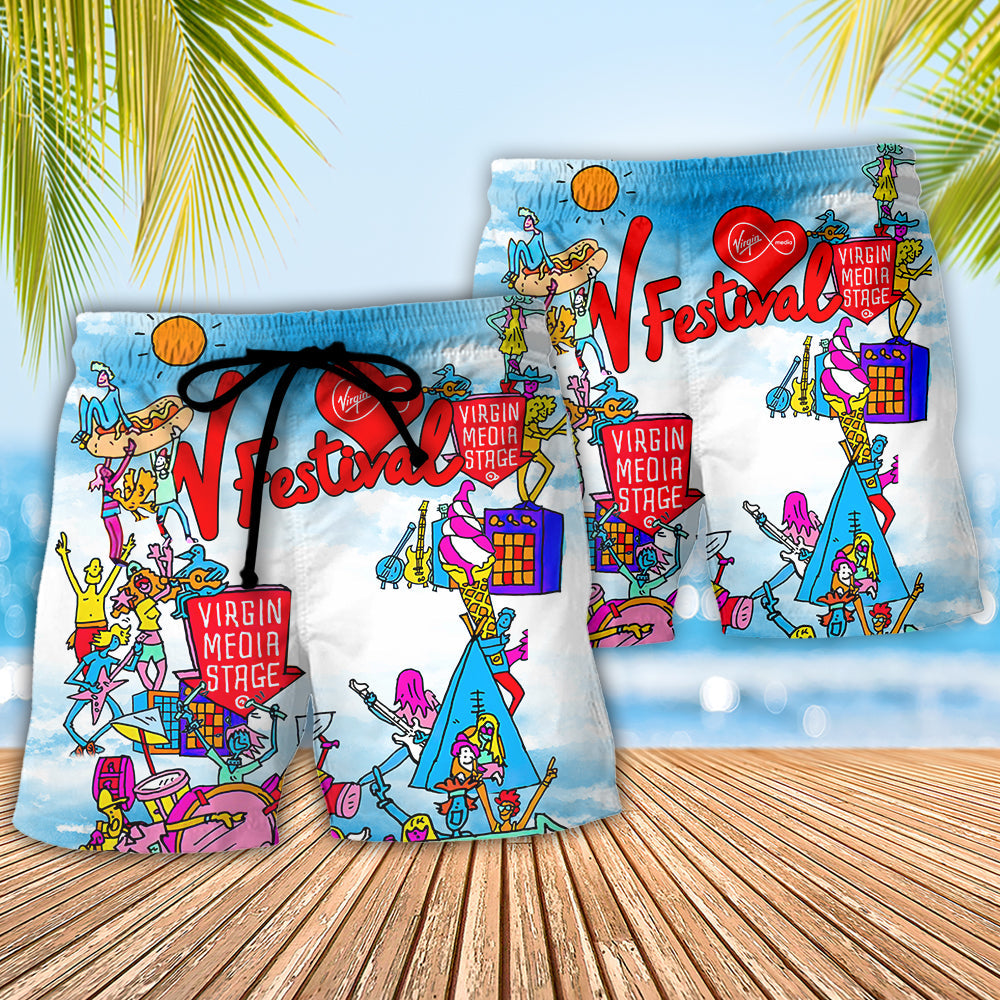 Music Event V Festival Youthful - Beach Short