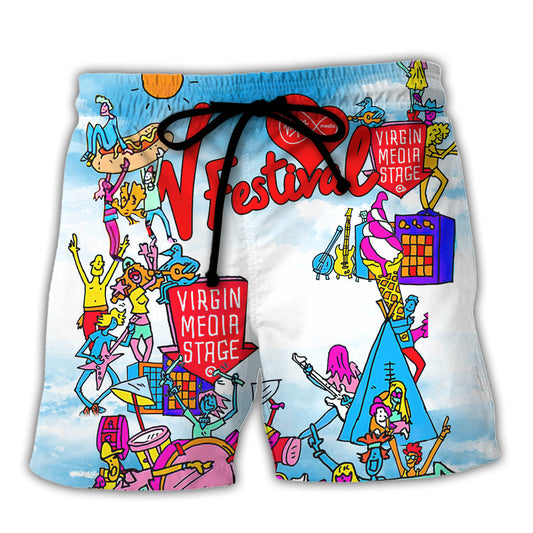 Music Event V Festival Youthful - Beach Short