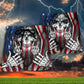 Skull My Give A F Is Broken But My Go Fuck Yourself Is Fully Functional American Flag - Beach Short Reefox