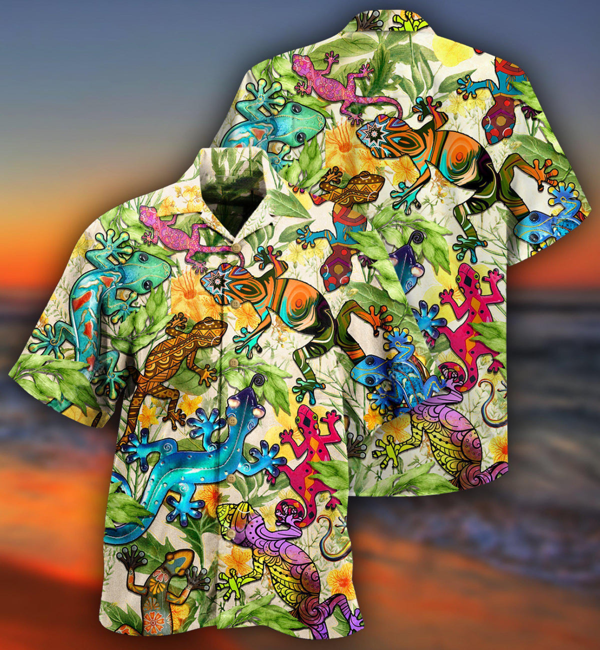 Lizard Animals Back Off Or The Lizard Gets Its - Hawaiian Shirt - Reefox