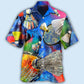 Badminton Style Colorful - Hawaiian Shirt - Reefox