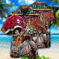 Bartender Skull Play Together - Hawaiian Shirt - Reefox