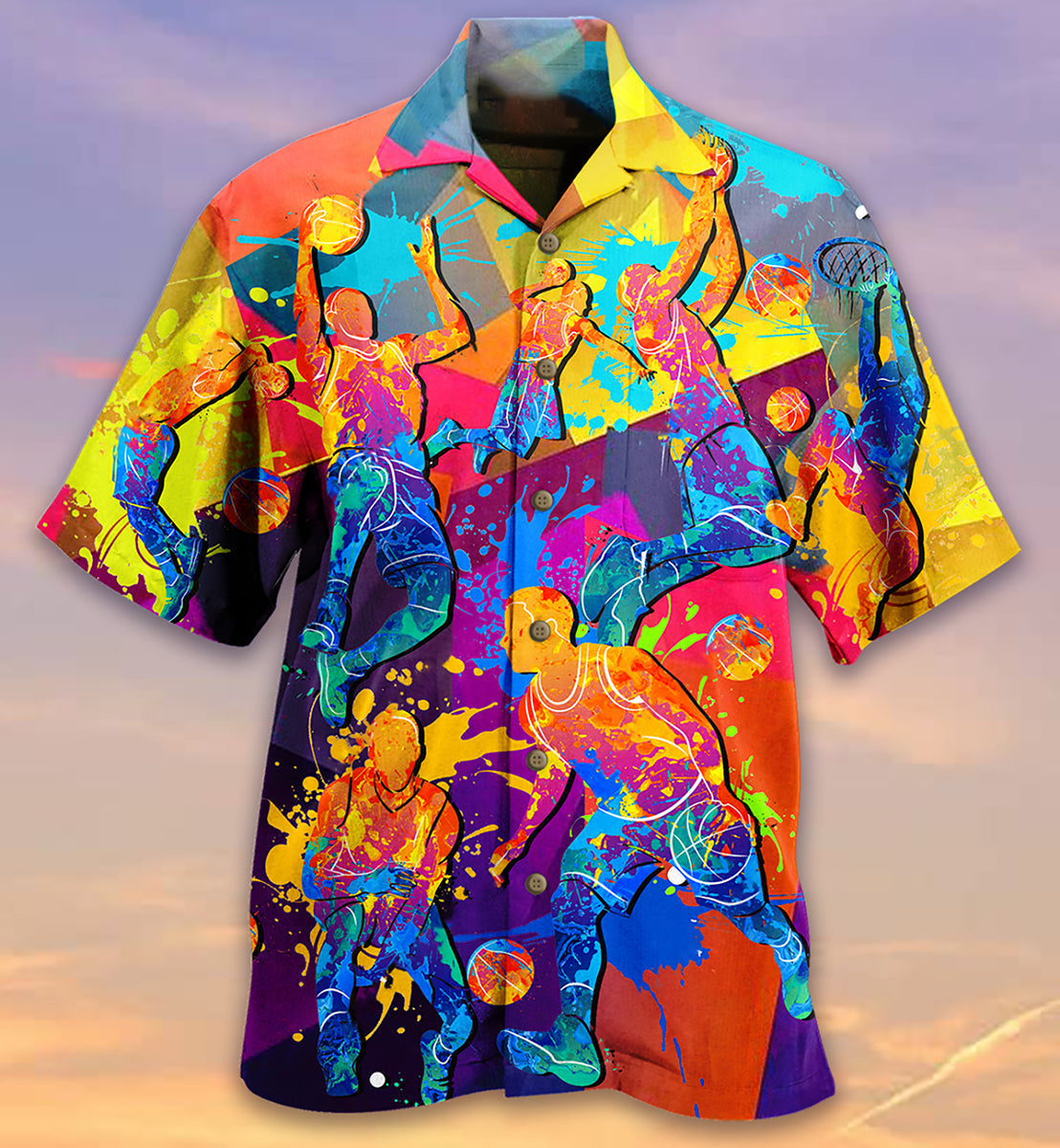 Basketball Love Color - Hawaiian Shirt - Reefox