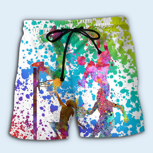 Basketball colorful - Hawaiian shirt - HAWS04QAN240322