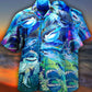 Shark Be A Shark Blue Ocean - Hawaiian Shirt - Reefox