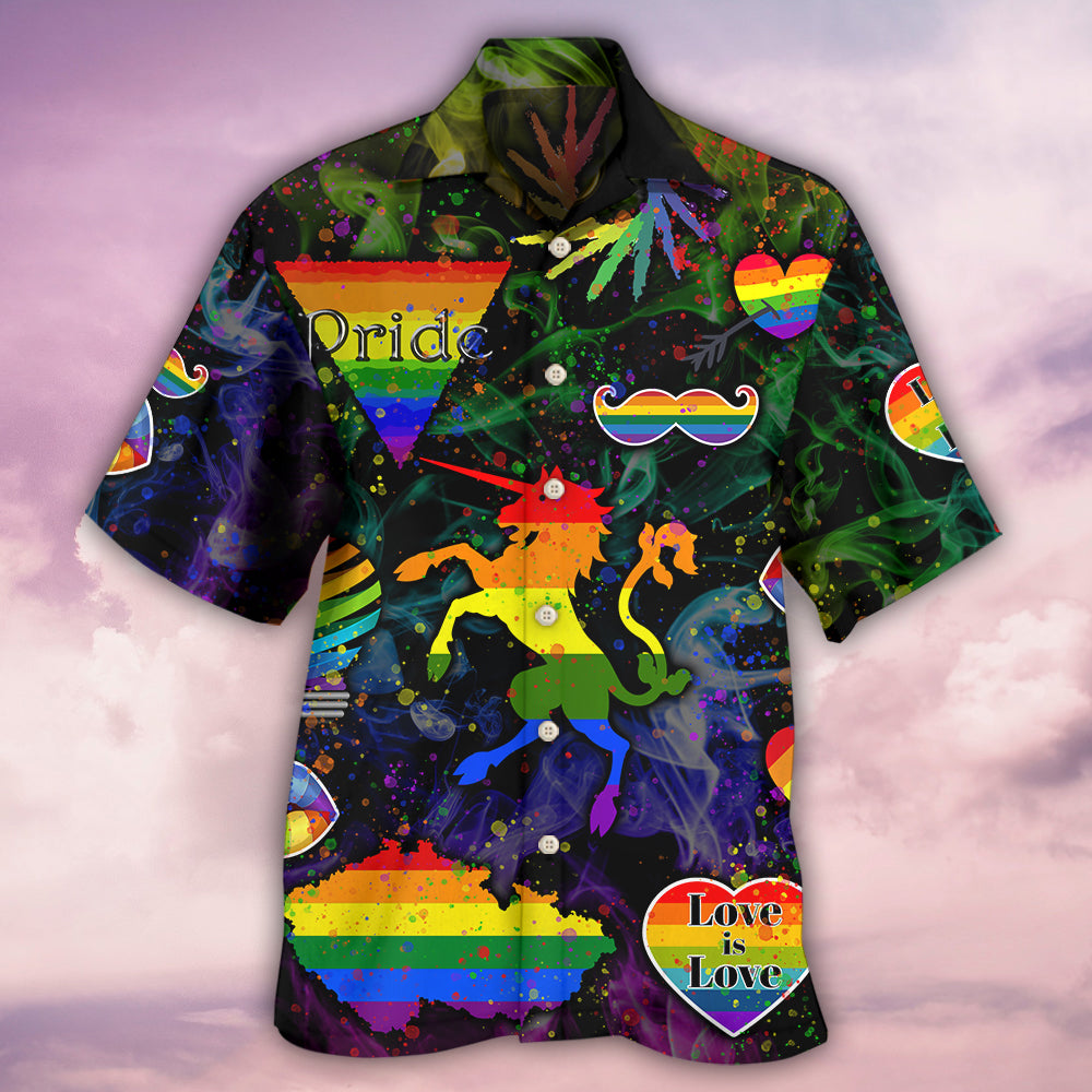 LGBT Be Careful Who You Hate Style - Hawaiian Shirt - Reefox