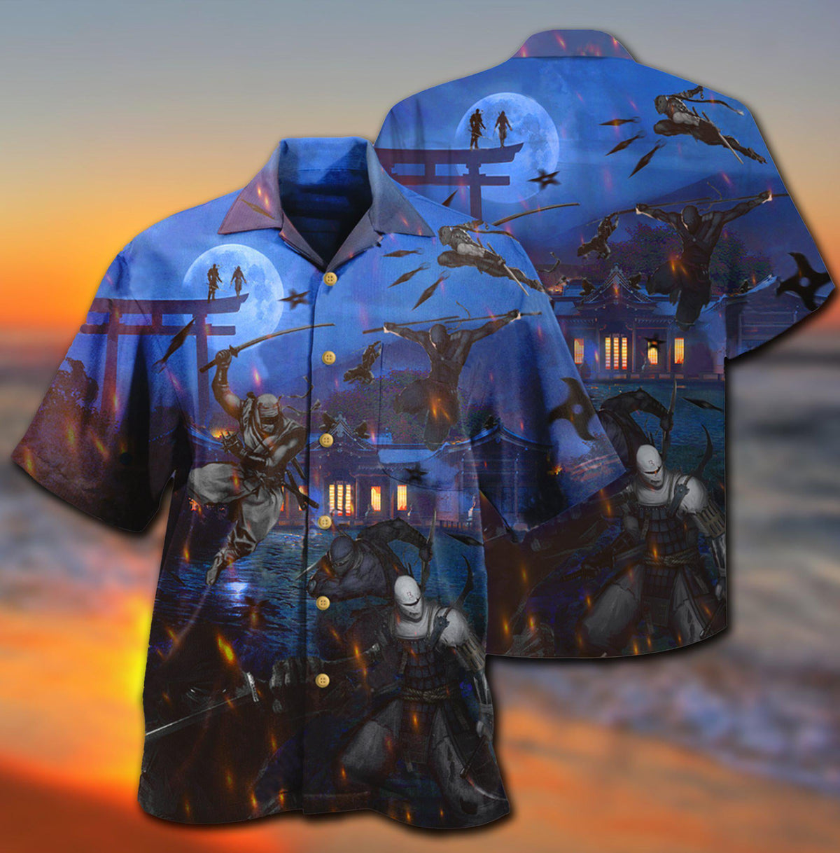 Ninja Overnight - Hawaiian Shirt - Reefox