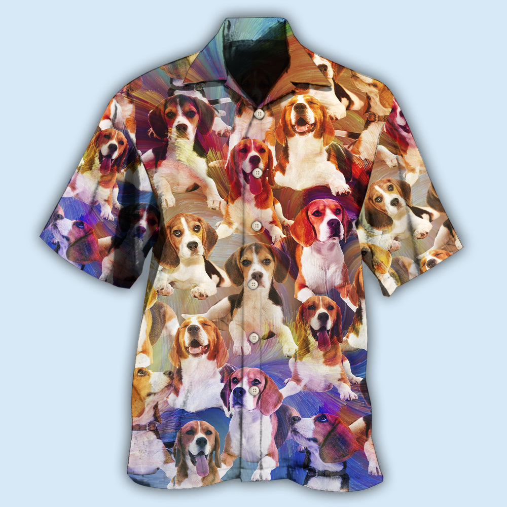 Beagle Dog Cool Vintage Style - Hawaiian Shirt - Reefox