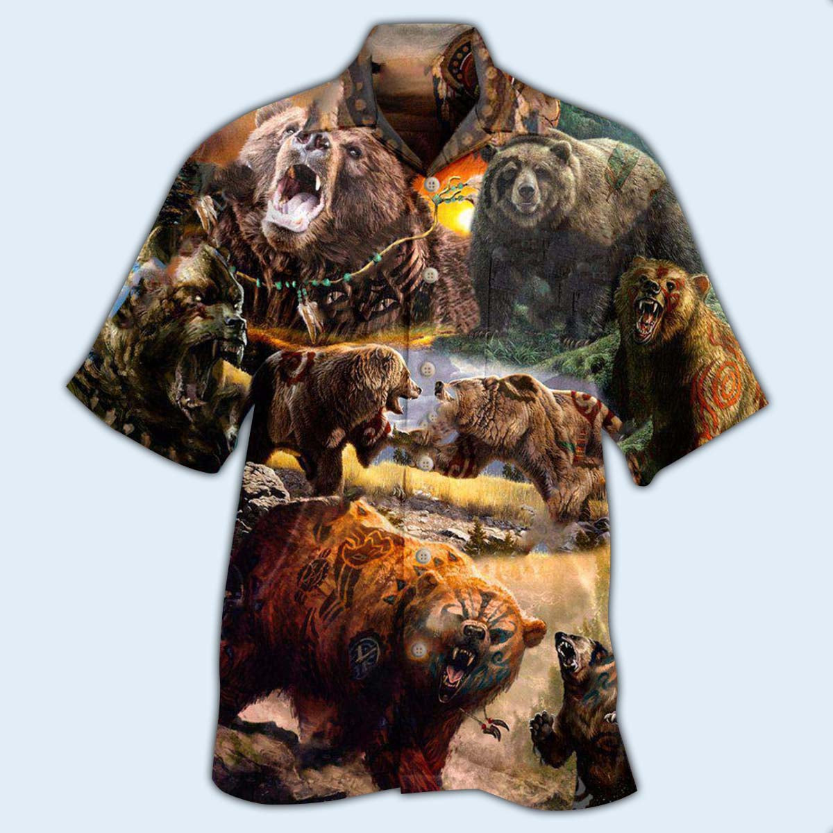 Native Bears Keep The Native Spirit - Hawaiian Shirt - Reefox