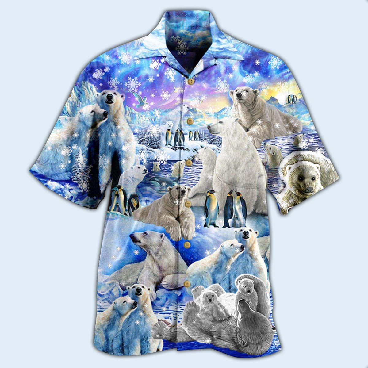 Bear Always Make Me Happy Humans Make My Head Hurt - Hawaiian Shirt - Reefox