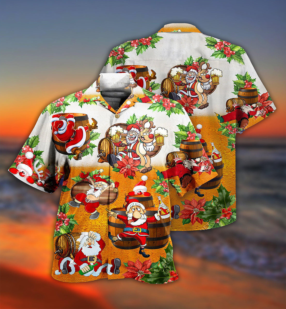Christmas Beer Christmas Dear Santa Heres Your Beer - Hawaiian Shirt - Reefox