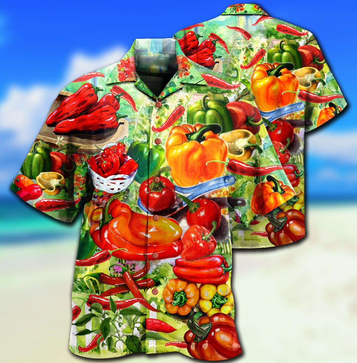 Fruit Chili And Bell Pepper - Hawaiian Shirt - Reefox