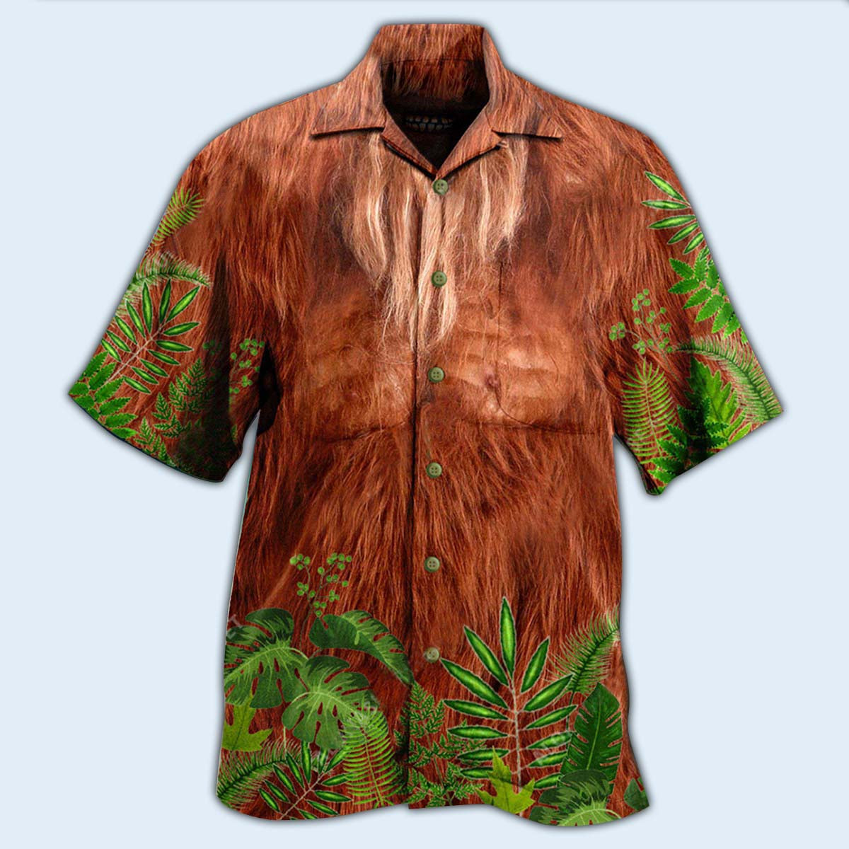 Bigfoot Hair Don't Care - Hawaiian Shirt - Reefox