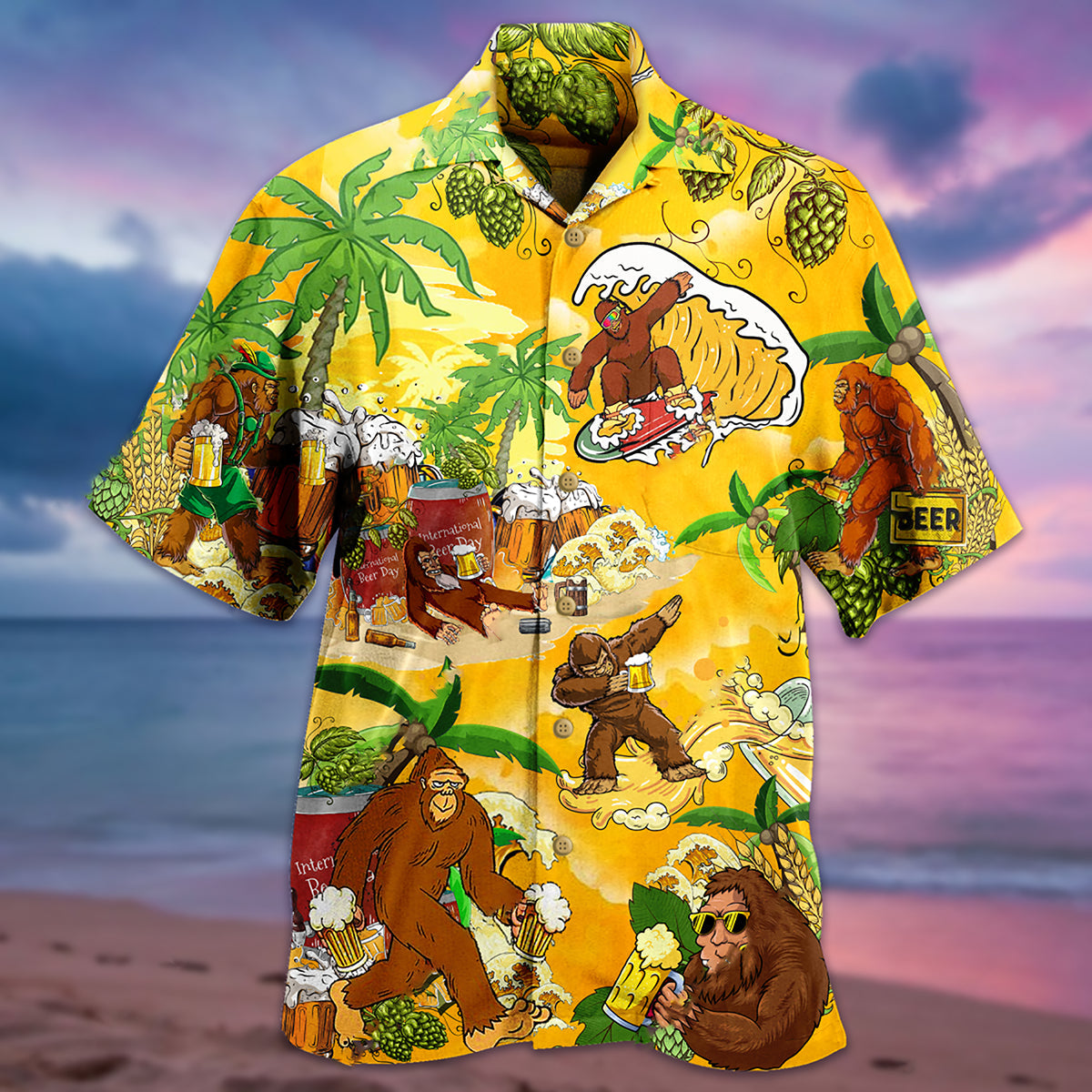 Bigfoot Summer Beer - Hawaiian Shirt - Reefox