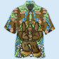 Bigfoot Funny Art Style - Hawaiian Shirt - Reefox