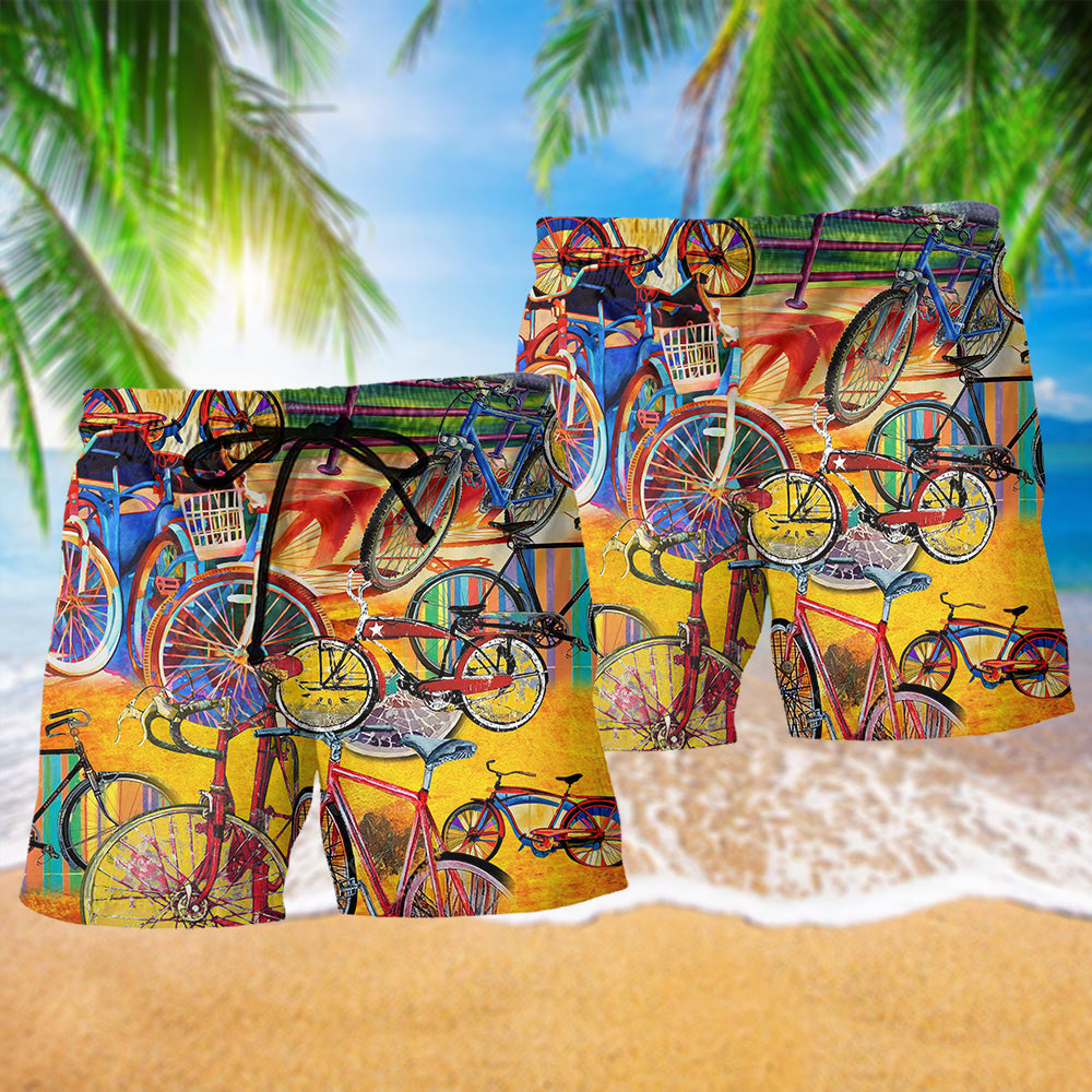 Bike All I Need Is A Bike - Beach Short Reefox - Owls Matrix LTD