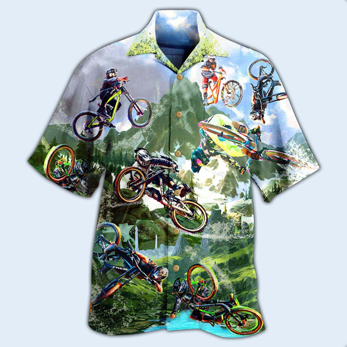 Bike Don't Follow Me You Won't Make It Cool Style - Hawaiian Shirt - Reefox