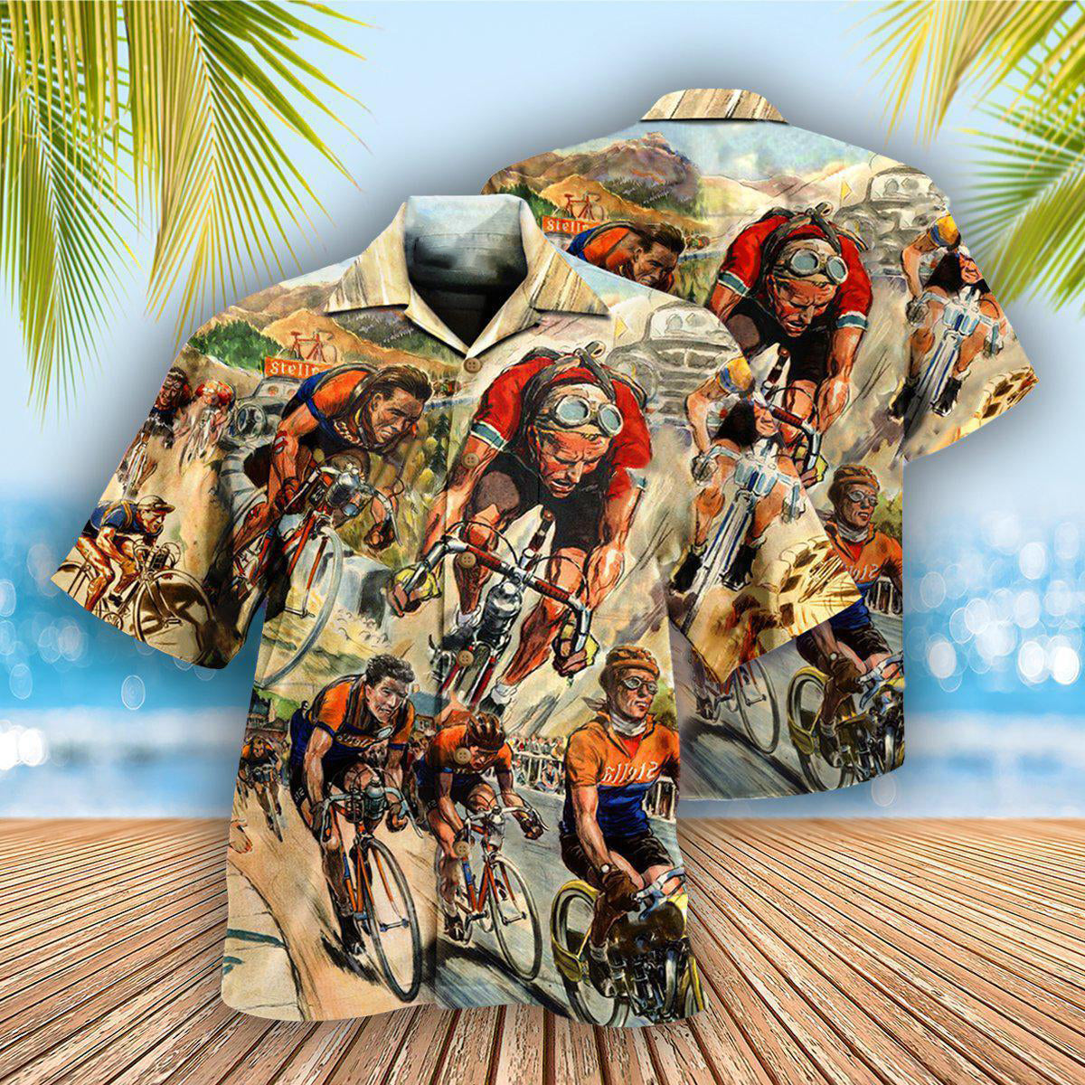 Bike Get Your Ride Bicycle Racing - Hawaiian Shirt - Reefox