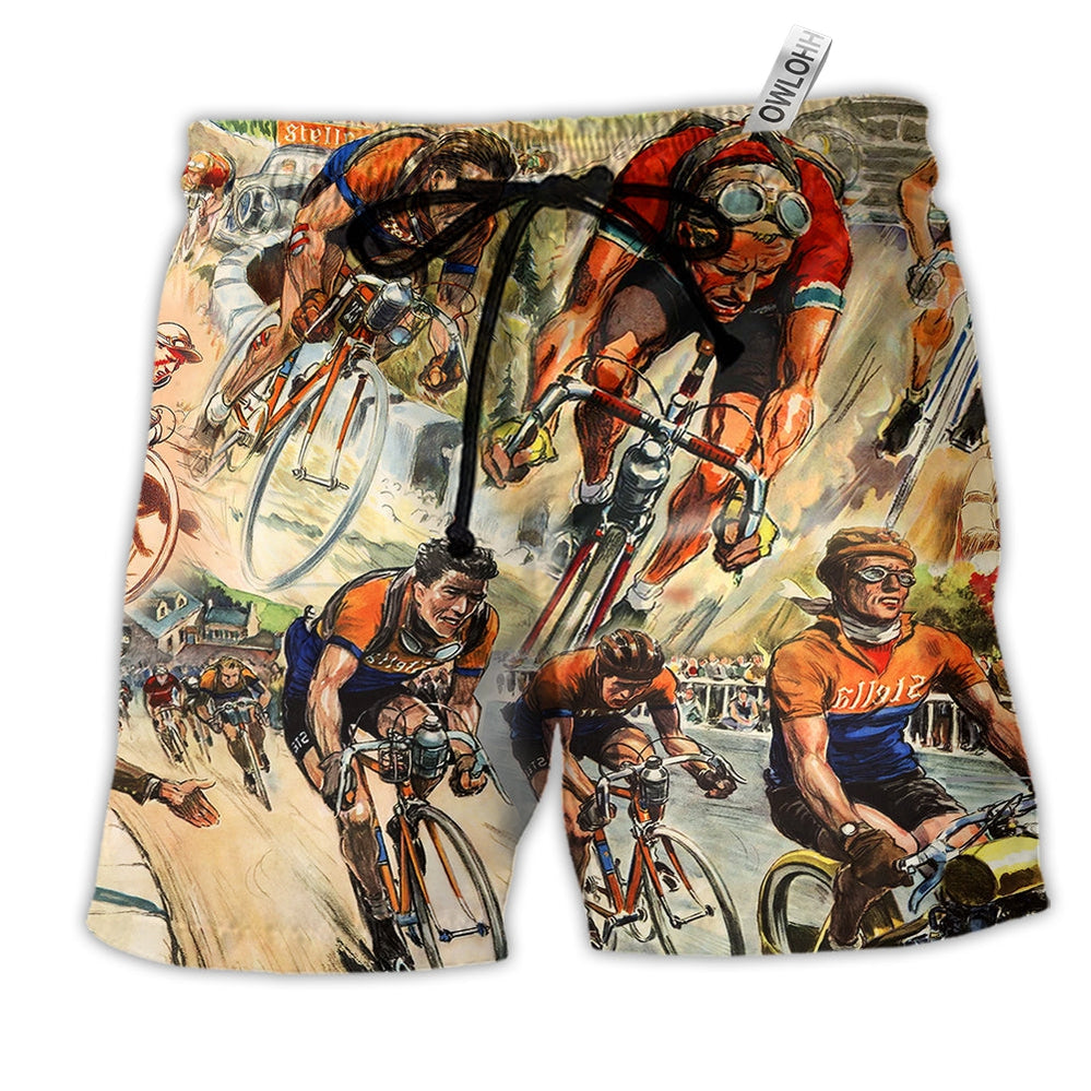 Beach Short / Adults / S Bike Get Your Ride Bicycle Racing Cool - Beach Short Reefox - Owls Matrix LTD