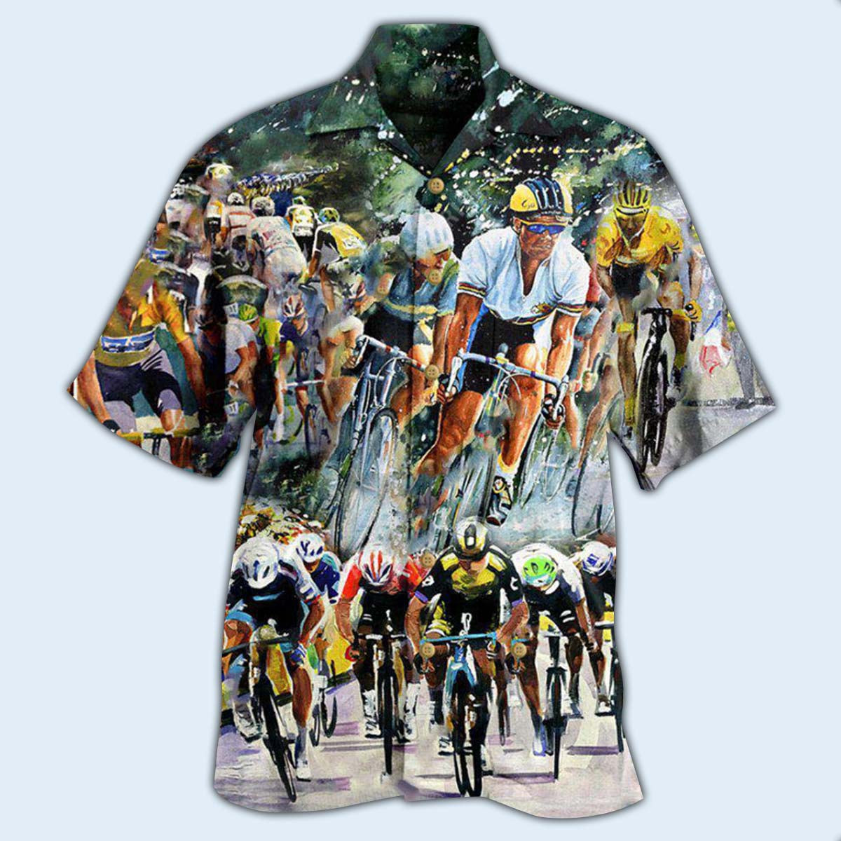Bike Just Enjoy The Ride Road Bicycle Racing So Funny - Hawaiian Shirt - Reefox