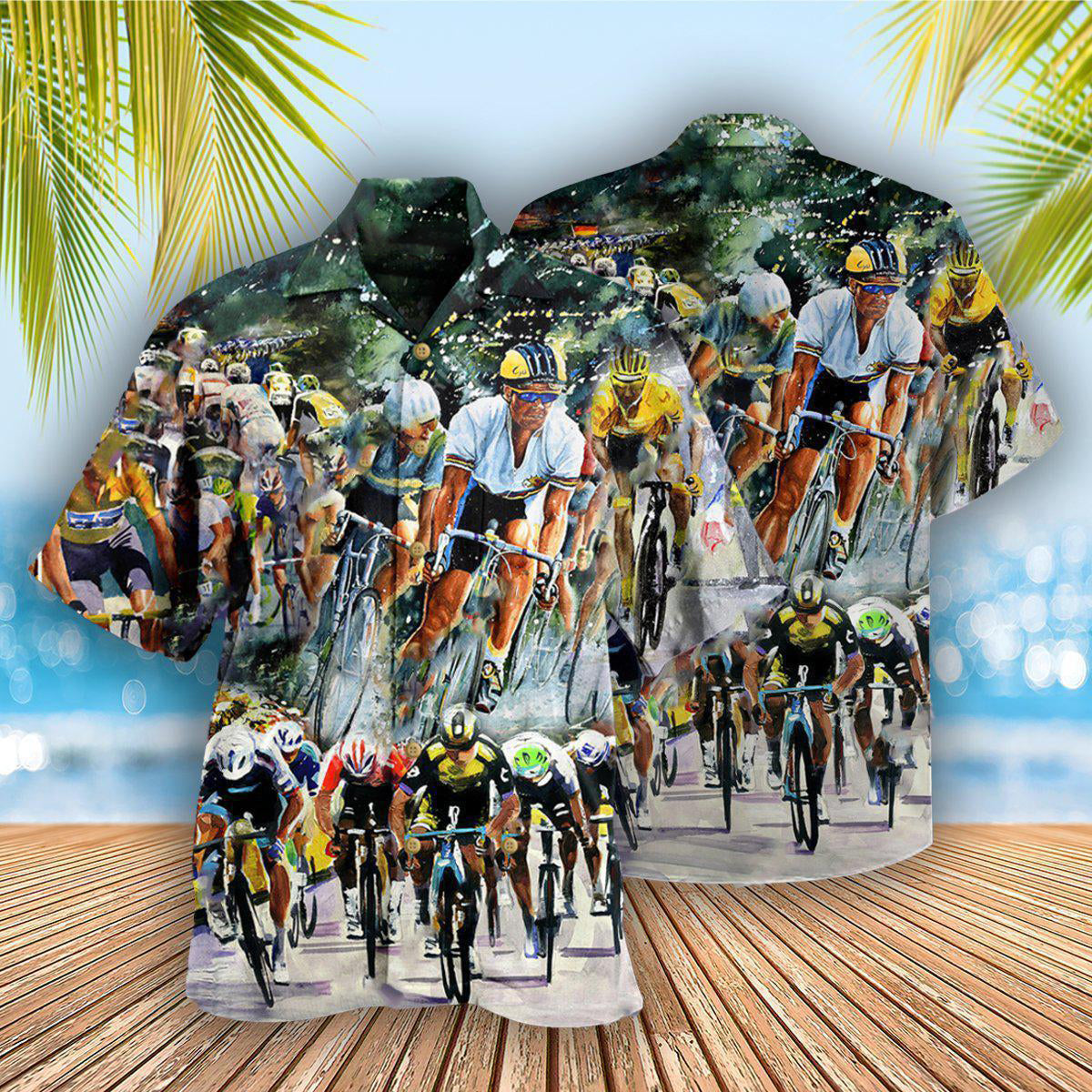 Bike Just Enjoy The Ride Road Bicycle Racing So Funny - Hawaiian Shirt - Reefox