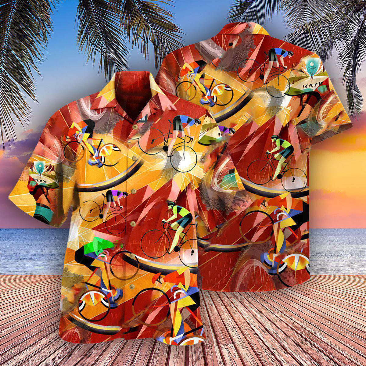 Bike Real Men Don't Need Motorbicycle - Hawaiian Shirt - Reefox