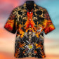 Skull Biker Style - Hawaiian Shirt - Reefox