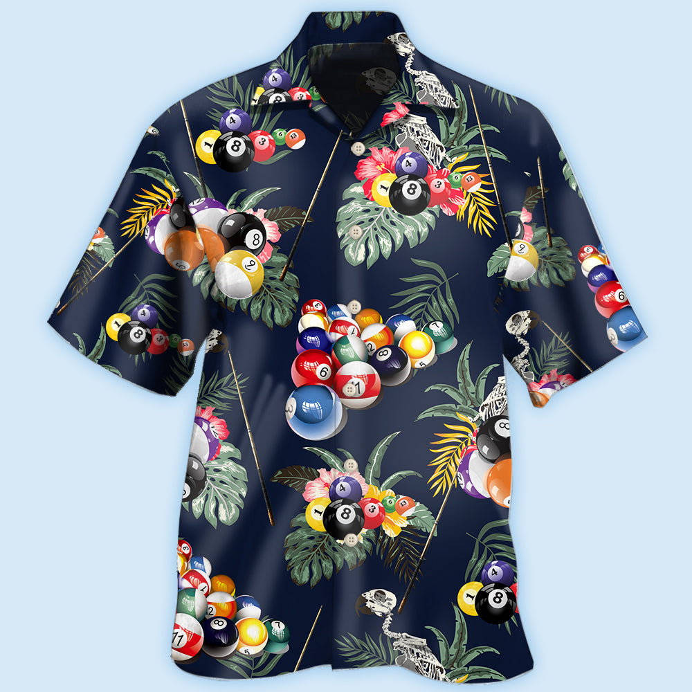 Billiard Tropical Leaf Style - Hawaiian Shirt - Reefox