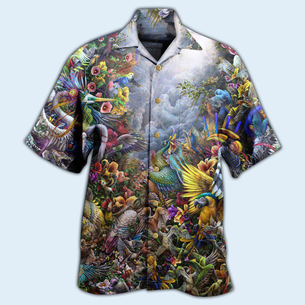 Bird Heaven Amazing Garden - Hawaiian Shirt - Reefox