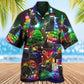 Black Cat Christmas Tree - Hawaiian Shirt - Reefox