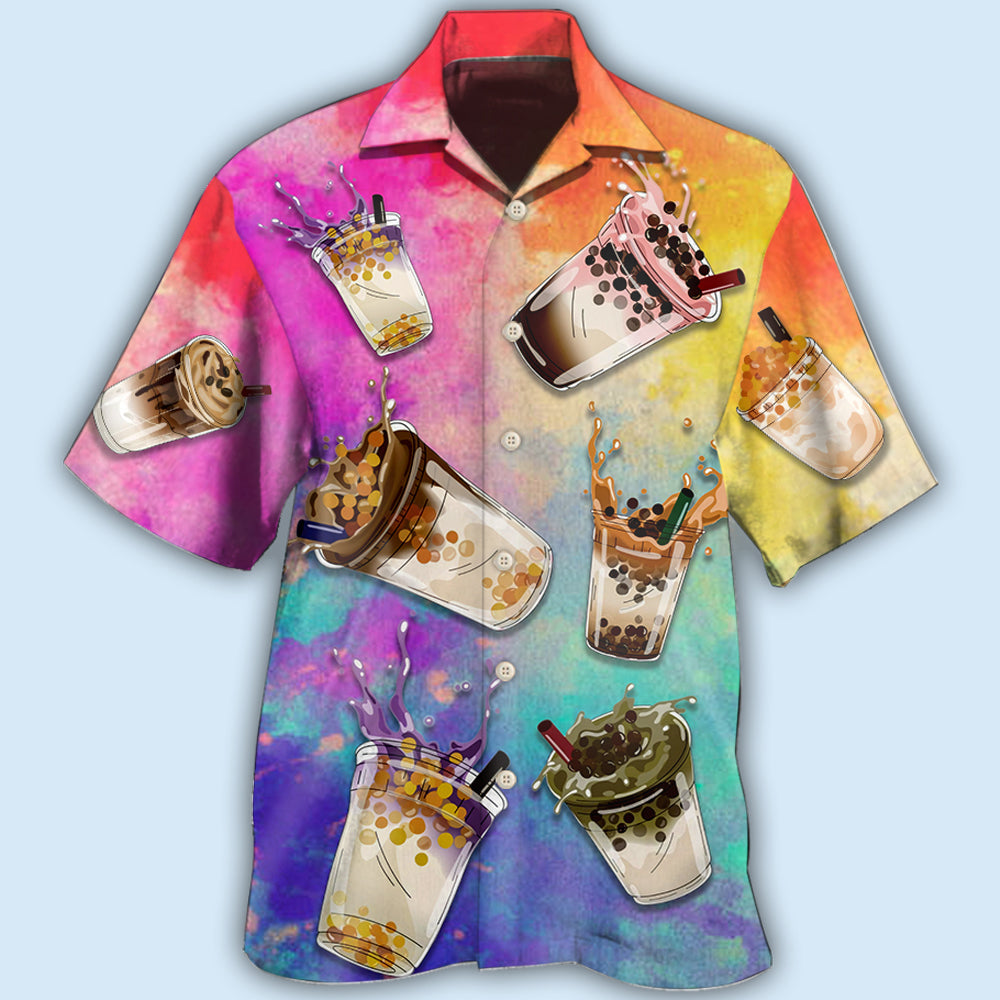 Tea Milktea Boba Milktea Style - Hawaiian Shirt - Reefox