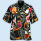 Wine Bourbon Tropical Leaf - Hawaiian Shirt - Reefox