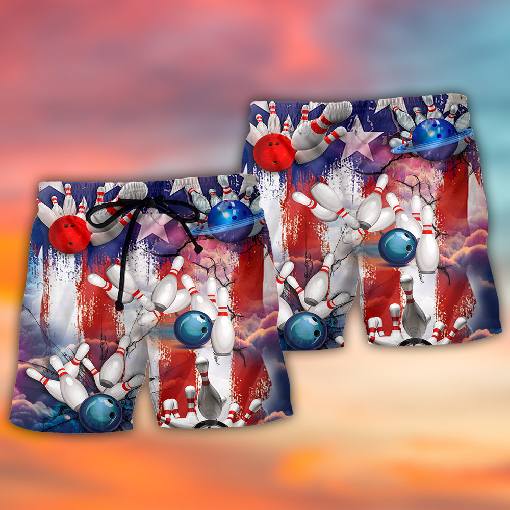 Bowling Independence Day - Beach Short Reefox - Owls Matrix LTD