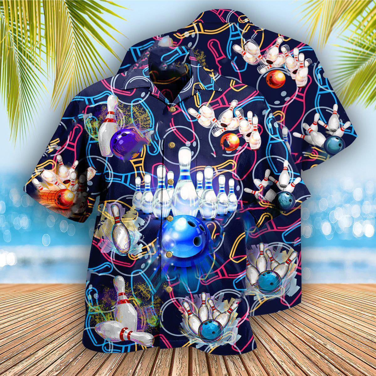 Bowling Let The Good Times - Hawaiian Shirt - Reefox