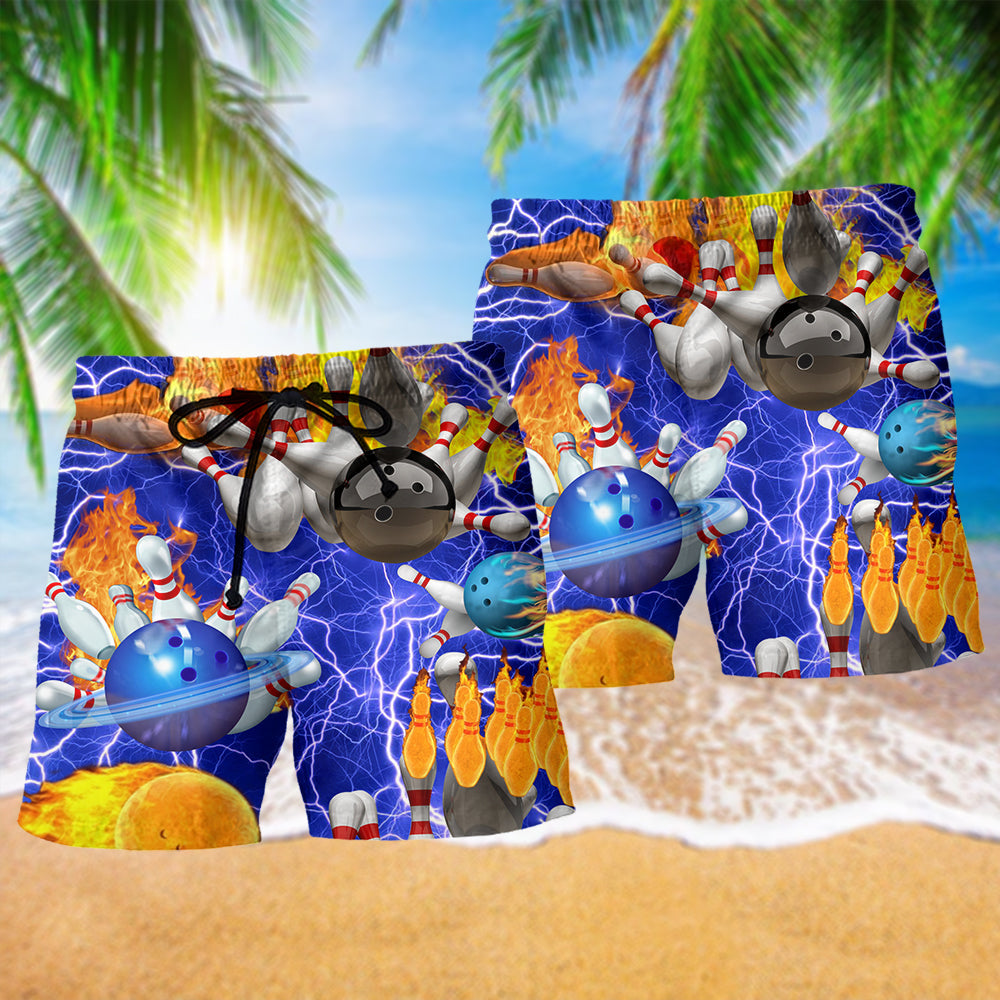 Bowling When Nothing Is Going Right - Beach Short Reefox - Owls Matrix LTD