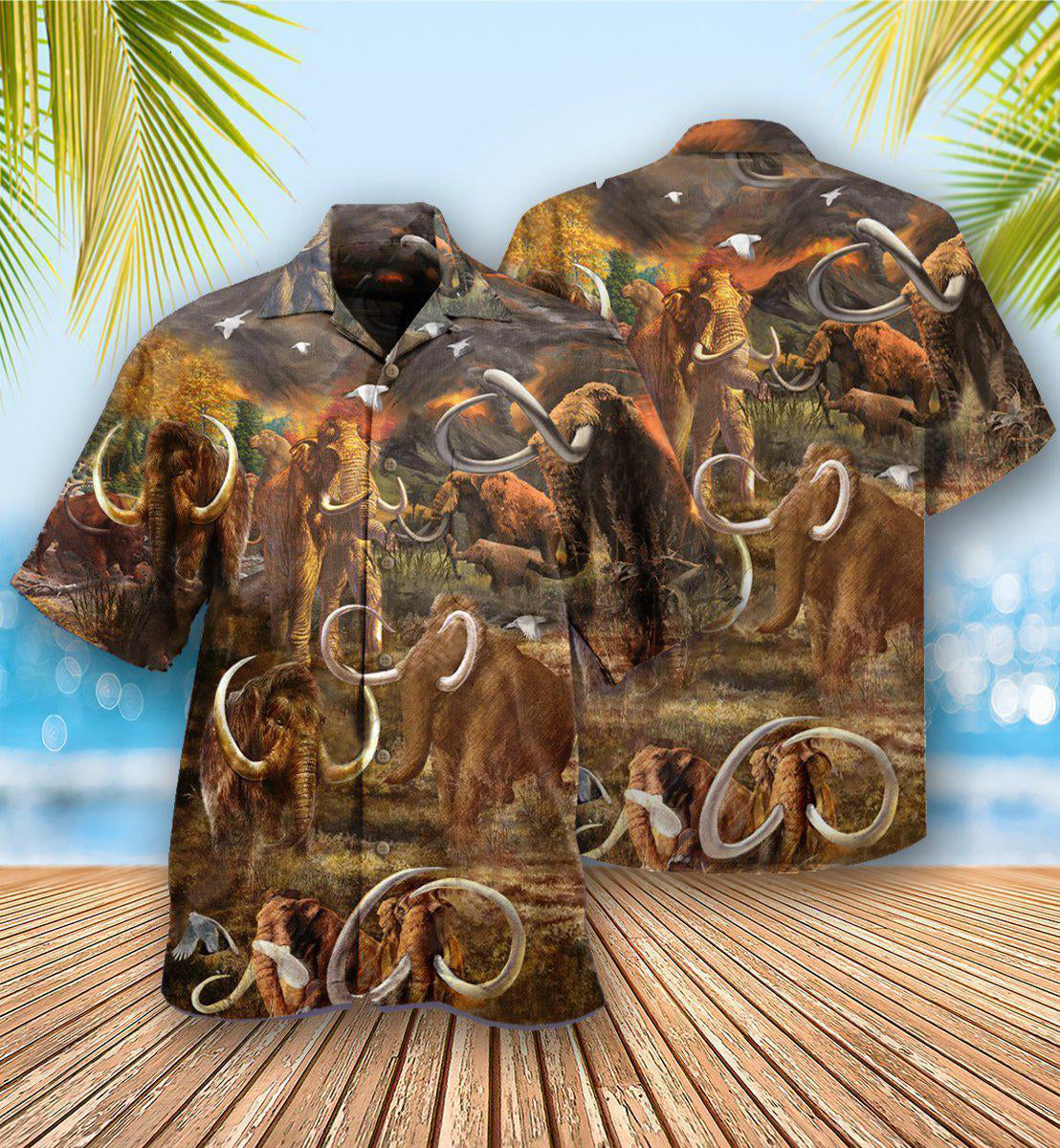 Mammoth Animals Bring Back The Mammoth - Hawaiian Shirt - Reefox