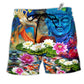 Beach Short / Adults / S Buddha What You Think You Become - Beach Short Reefox - Owls Matrix LTD