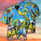 Parrot Budgie Parrot Beautiful Landscape - Hawaiian Shirt - Reefox